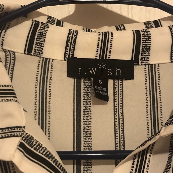 R.WISH Striped Button Dress Size S - Picture 9 of 11